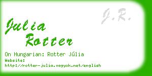 julia rotter business card